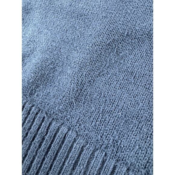 Gap Holiday Snowflake Sweater Mens L Navy Tapestry Red Fair Isle Cotton Nordic - Picture 10 of 11